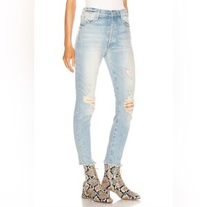 NEW WITH TAGS MOTHER Denim Super Stunner Ankle Skinny Jeans size 27